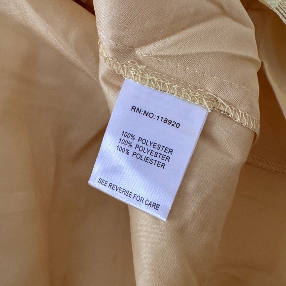 NEW Luck Paris Yellow Dress Size S - Picture 6 of 7